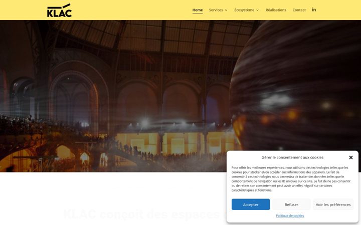 Screenshot of klac-paris.fr