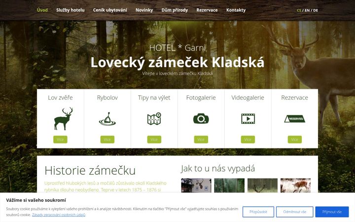Screenshot of kladska.com