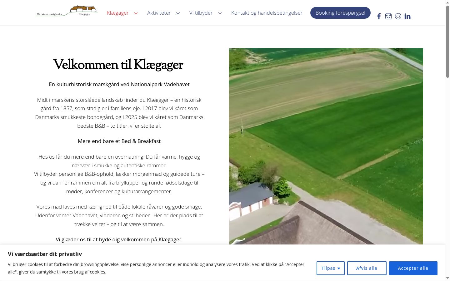 Screenshot tal-banner tal-kunsens muri qabel kwalunkwe interazzjoni