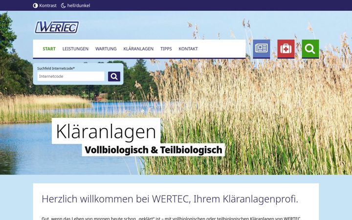Screenshot of klaeranlagenprofi.de