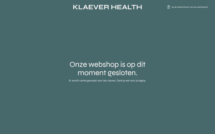 Screenshot of klaever-shop.nl