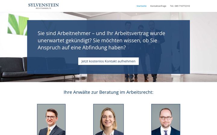 Screenshot of klage-kuendigung.de