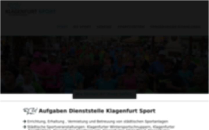 Screenshot of klagenfurtsport.at