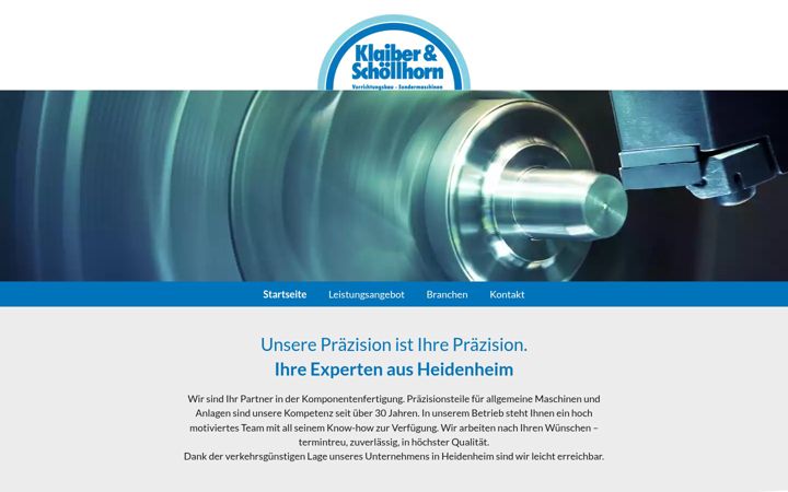 Screenshot of klaiber-schoellhorn.de