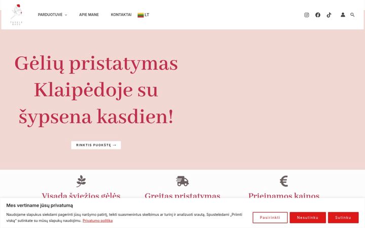 Screenshot of klaipedaflowers.lt