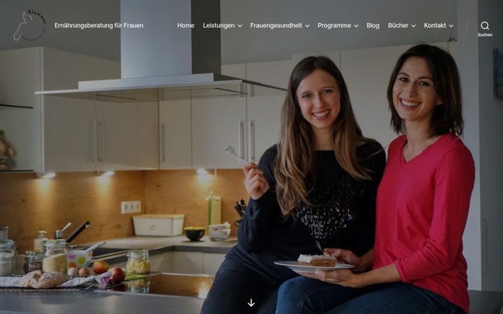 Screenshot of klammers.at