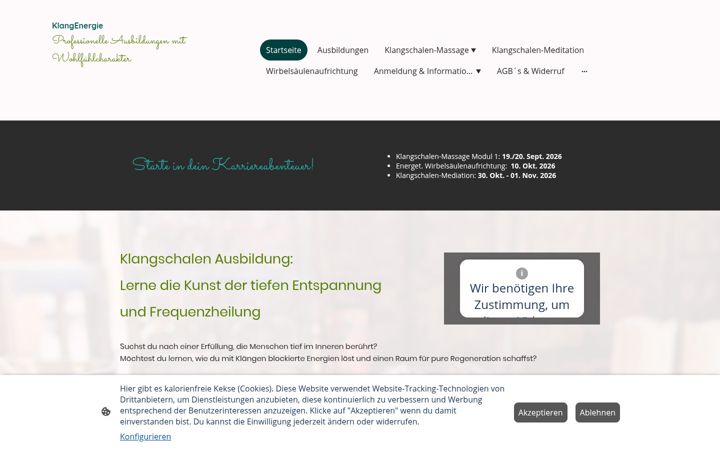 Screenshot of klangschalen-ausbildung.com
