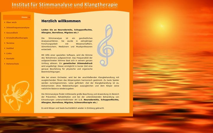 Screenshot of klangtherapie-hofmann.de