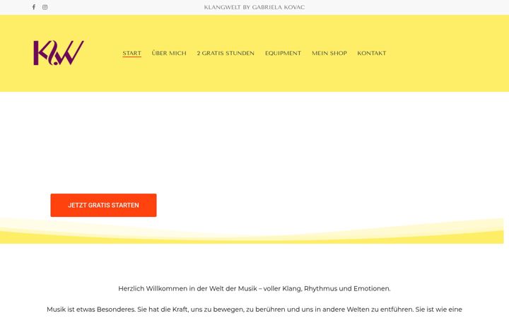 Screenshot of klangwelt-musik.de