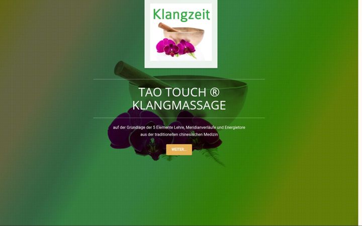 Skärmbild av klangzeit-michelau.de