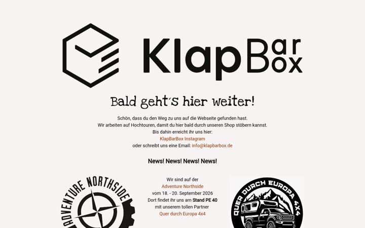 Screenshot of klapbarbox.de