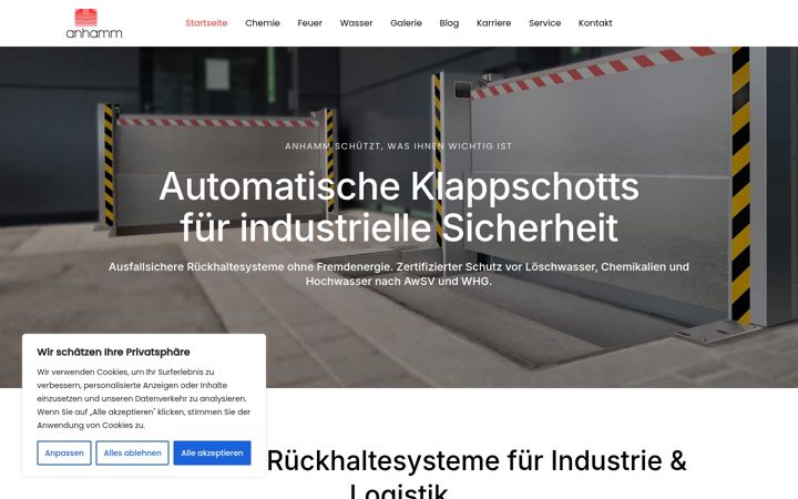Screenshot of klappschott.de