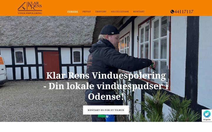 Screenshot του klar-rens.dk