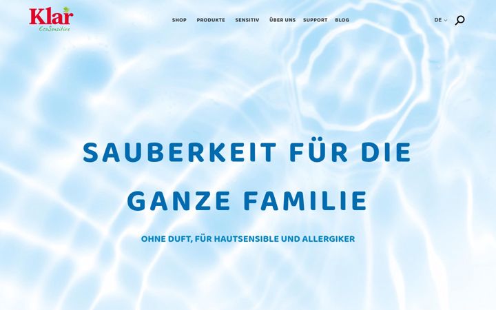Screenshot of klar.org