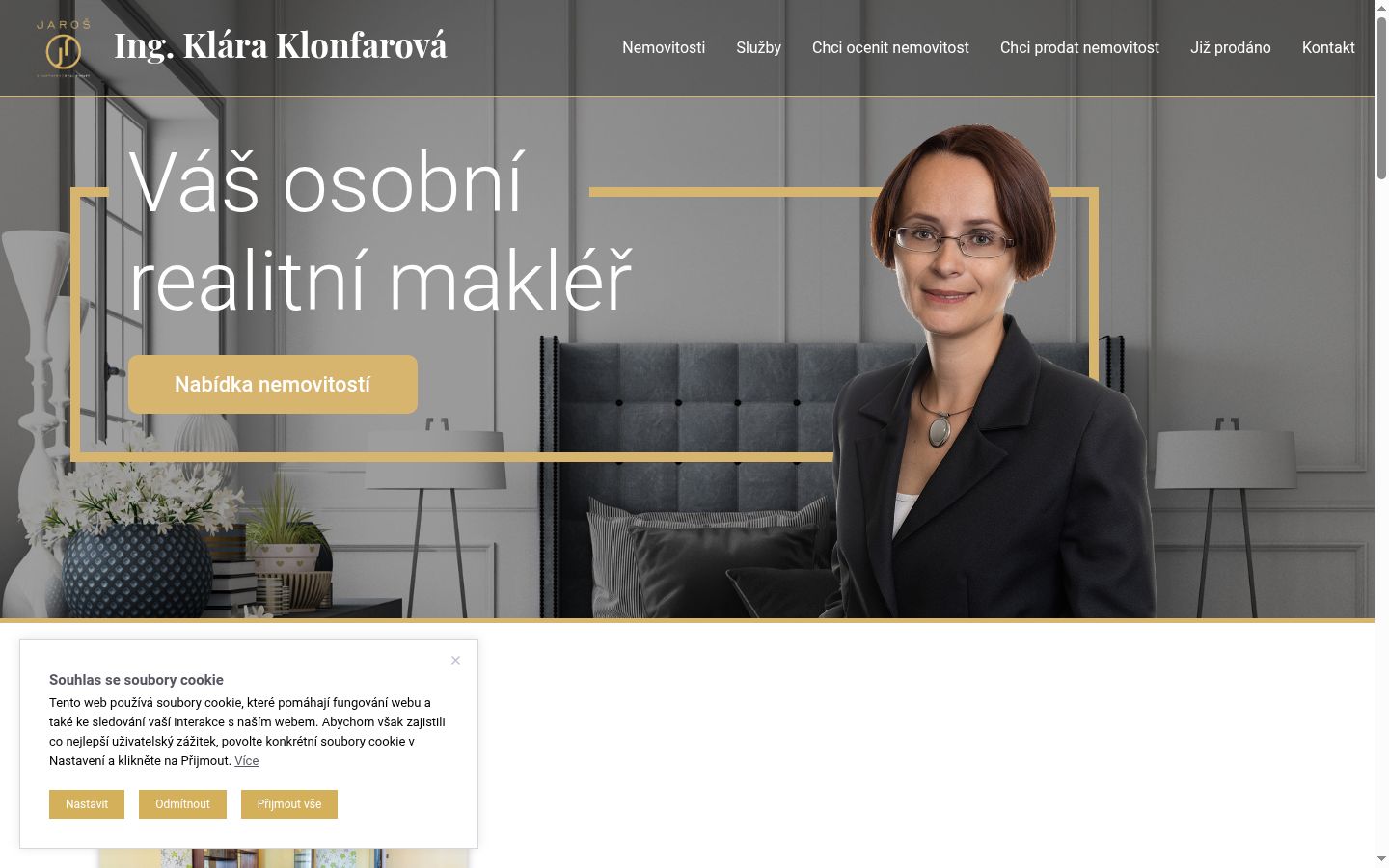 Snímka obrazovky banera súhlasu zobrazeného pred akoukoľvek interakciou