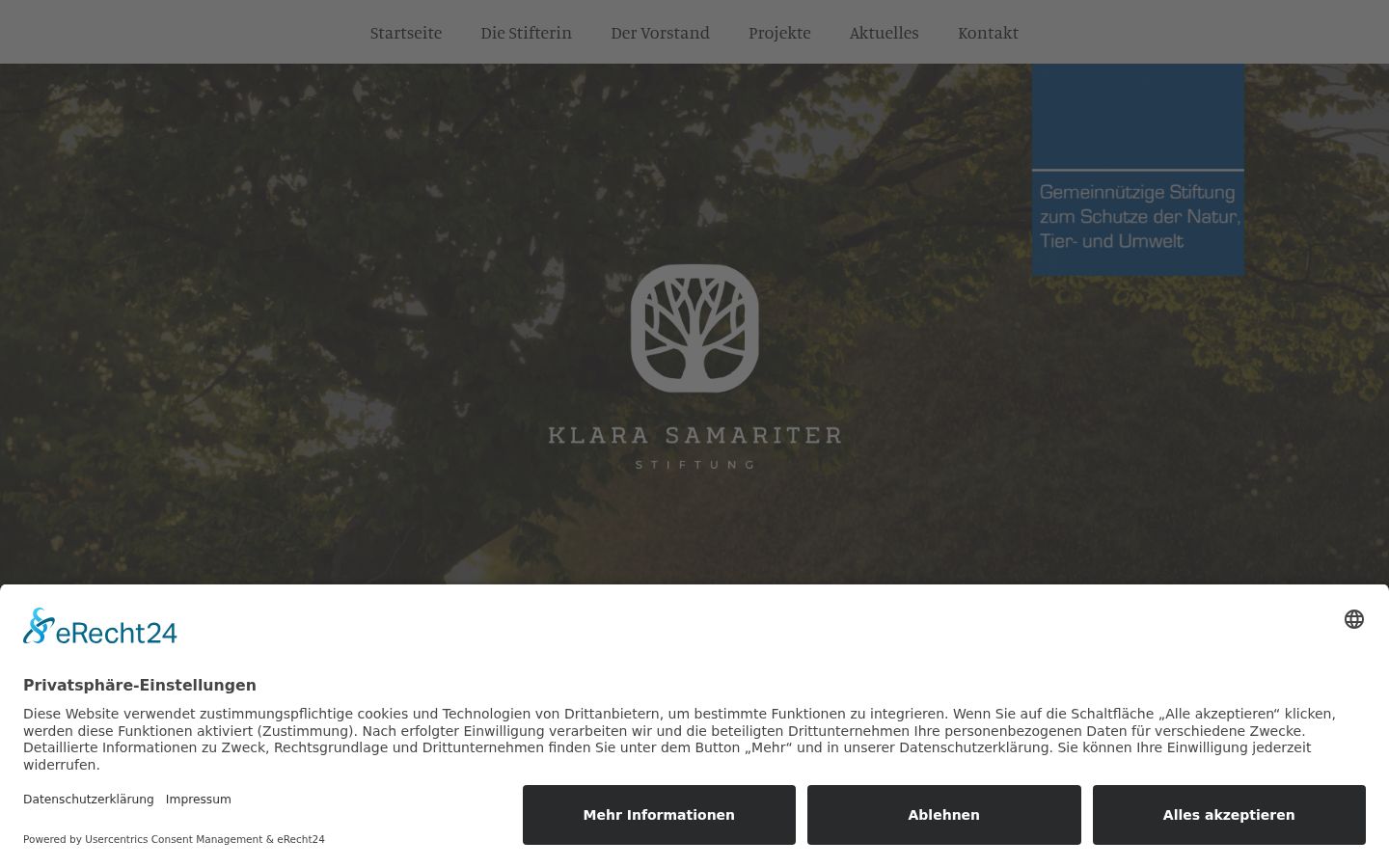 Screenshot tal-banner tal-kunsens muri qabel kwalunkwe interazzjoni