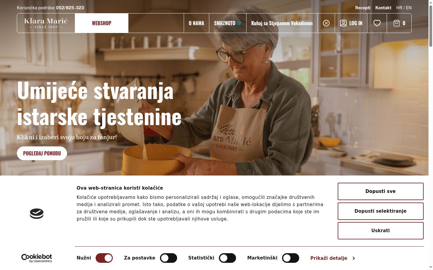 Ekraanipilt nõusolekubännerist, mida näidati enne mis tahes suhtlust
