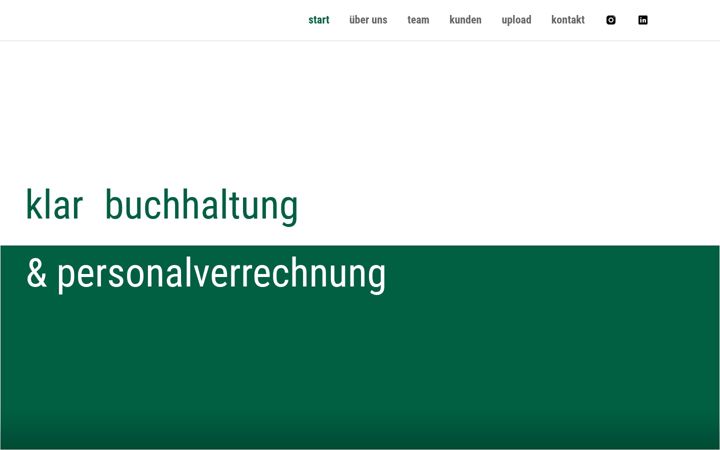 Screenshot of klarbuchhaltung.at