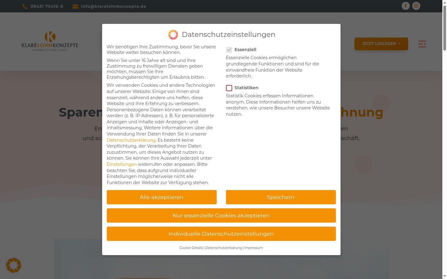 Snímka obrazovky banera súhlasu zobrazeného pred akoukoľvek interakciou