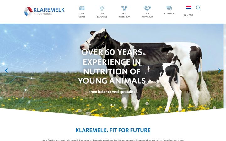 Screenshot of klaremelk.com