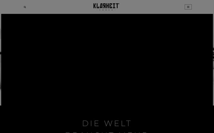 Screenshot of klarheit-vodka.at