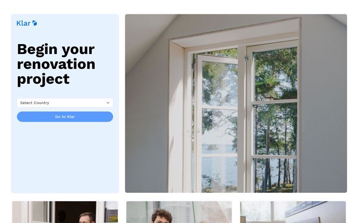 Screenshot of klarhome.com
