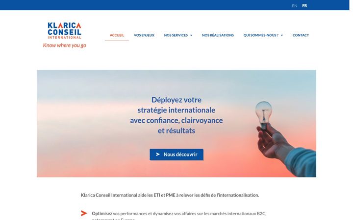 Screenshot of klarica.com