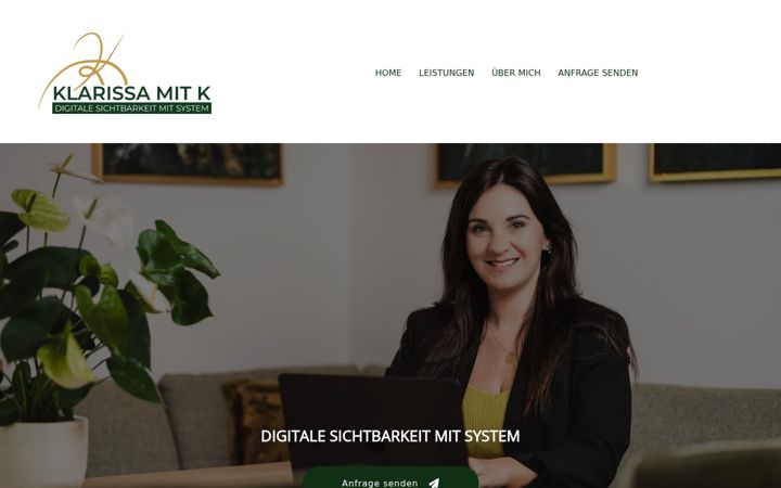 Screenshot of klarissamitk.com