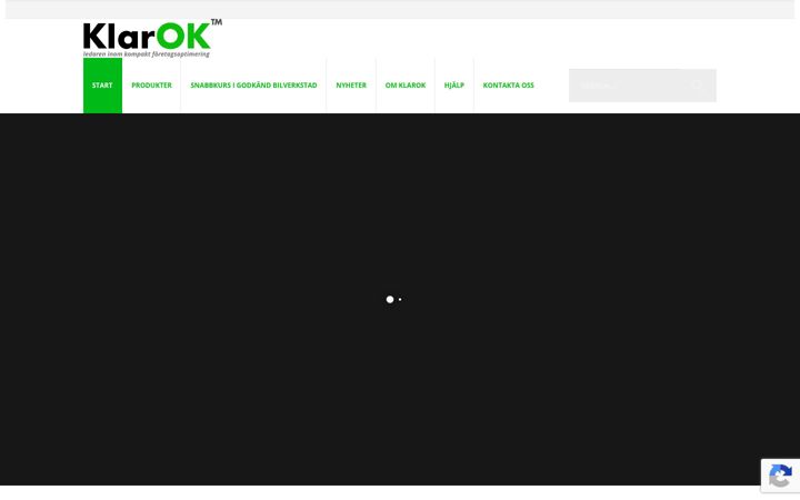 Screenshot of klarok.se