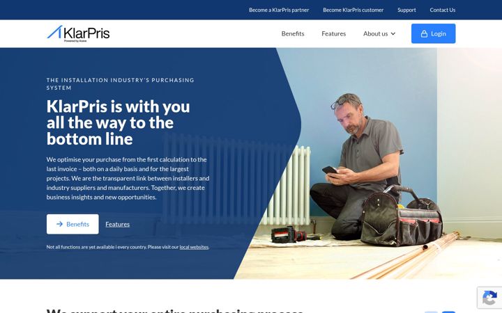 Screenshot of klarpris.com