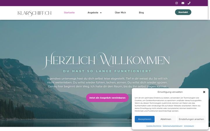 Screenshot of klarschiff.ch