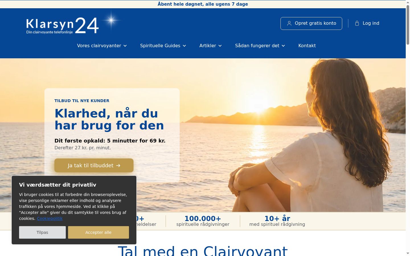 Sutikimo reklamjuostės, rodytos prieš bet kokią sąveiką, ekrano kopija