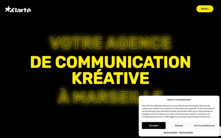 Screenshot of klarte.com