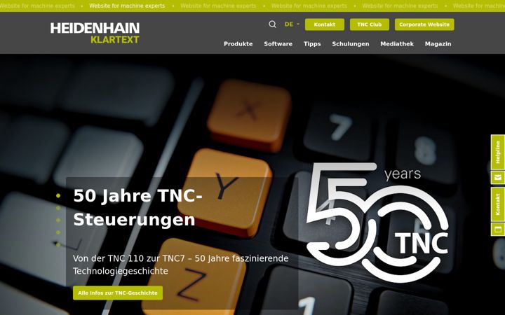 Screenshot of klartext-portal.de