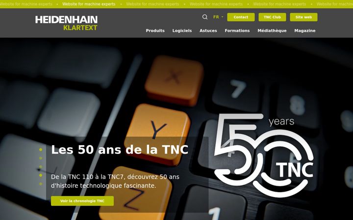 Screenshot of klartext-portal.fr