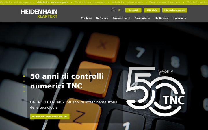 Screenshot of klartext-portal.it