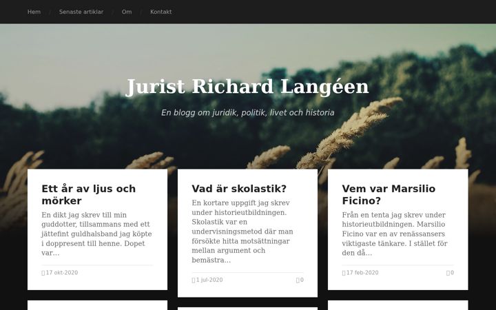 Screenshot of klarvaken.se