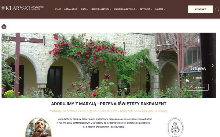 Screenshot of klaryski.net