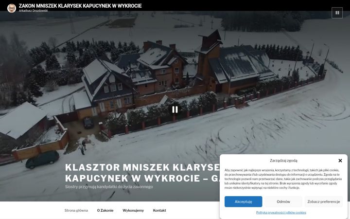Screenshot of klaryskikapucynki.info