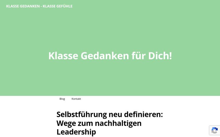 Screenshot of klasse-gedanken.de