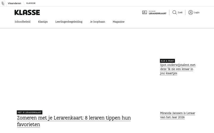 Screenshot of klasse.be