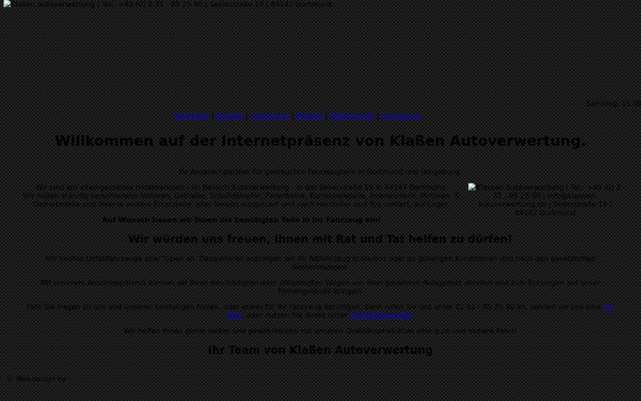 Screenshot of klassen-autoverwertung.com