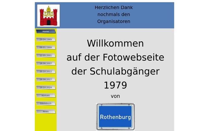 Screenshot of klassentreffen-schulabgaenger79.ch