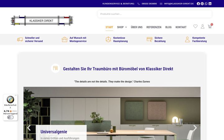 Screenshot of klassiker-direkt.de