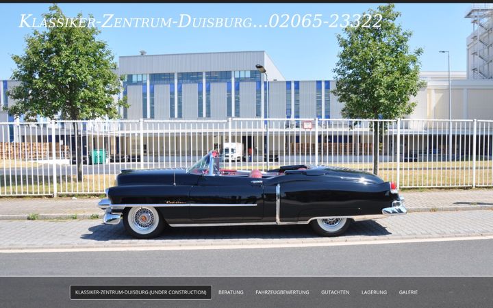 Screenshot of klassiker-zentrum-duisburg.de