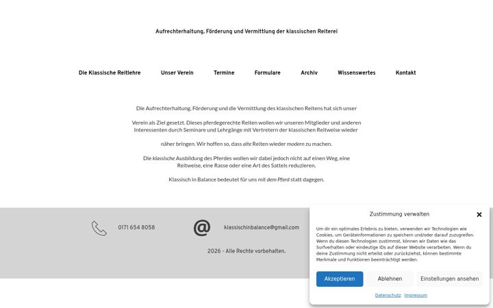 Screenshot of klassischinbalance.com