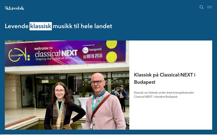 Screenshot of klassisk.net