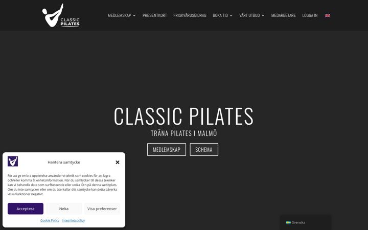 Screenshot of klassiskpilates.com