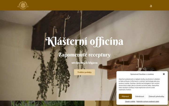 Screenshot of klasterofficina.cz