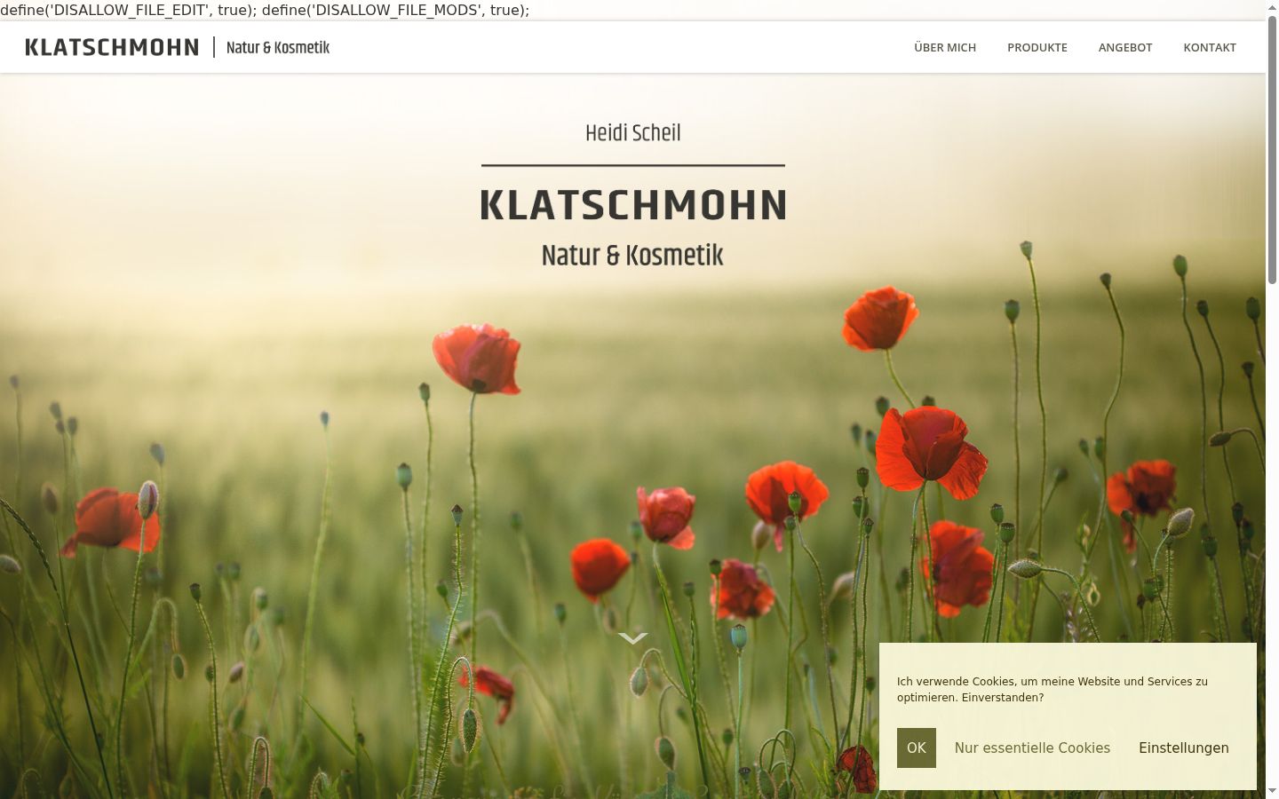 Screenshot des Einwilligungsbanners vor jeglicher Interaktion